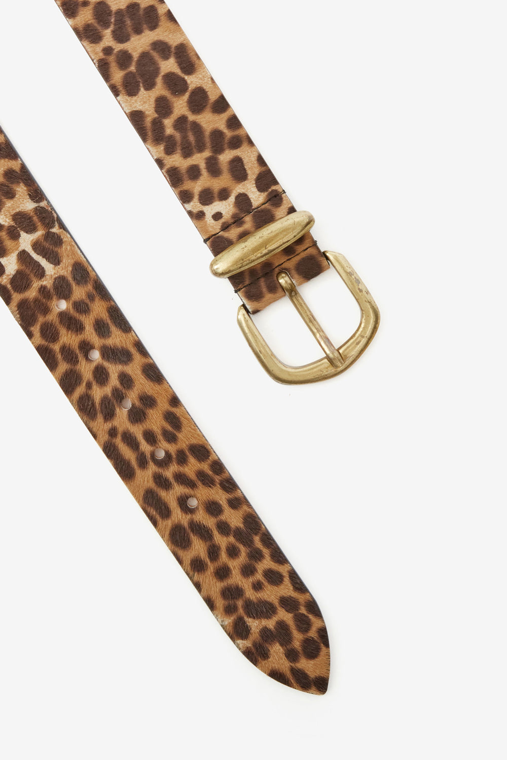 Dela leather leopard print belt - Leopard - Woman - 3