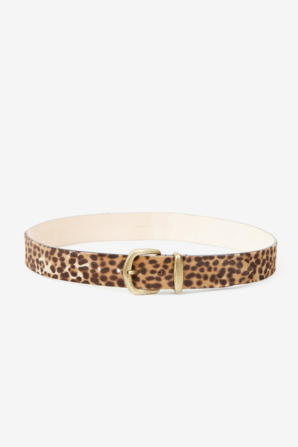 Dela leather leopard print belt - Leopard - Woman - 1