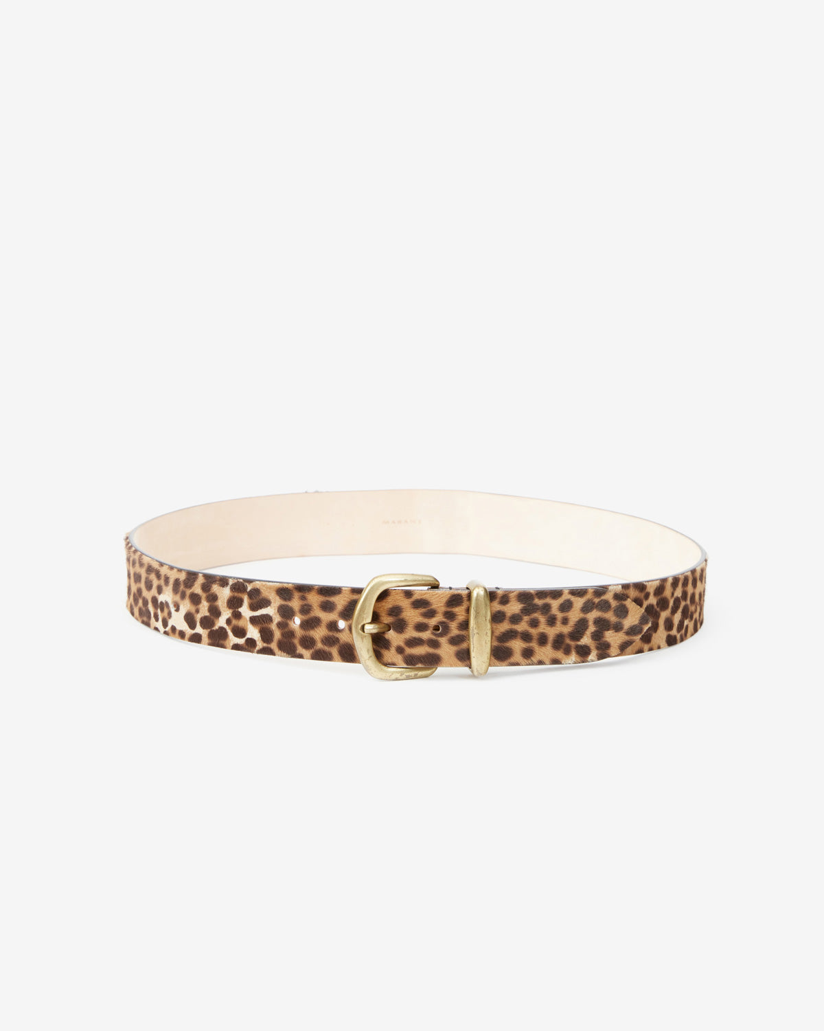 Dela leather leopard print belt - Leopard - Woman - 1