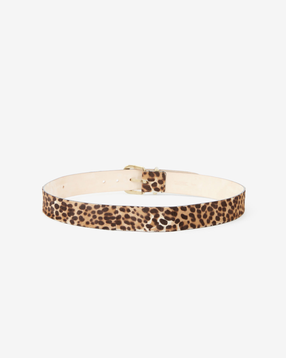 Dela leather leopard print belt - Leopard - Woman - 4