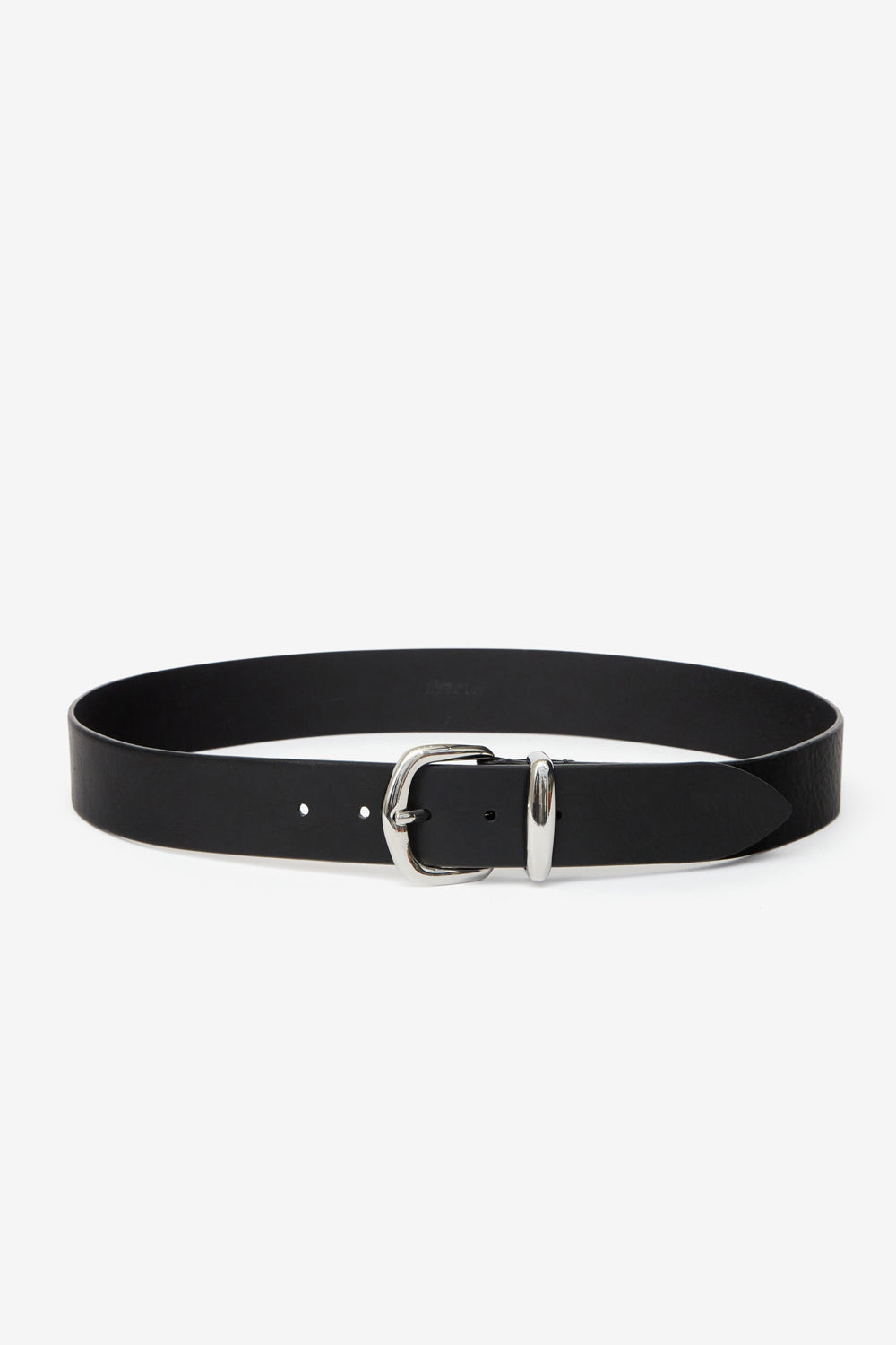 Klassischer gürtel dela aus leder - Black and silver - Man - 1