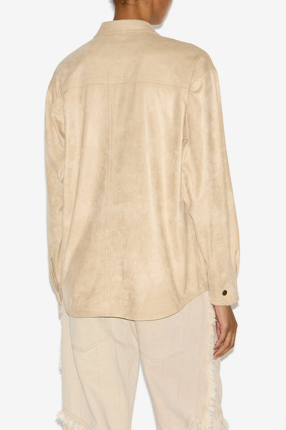 가비엘라(gabiela) 인조 스웨이드 셔츠 - Light beige - Woman - 5