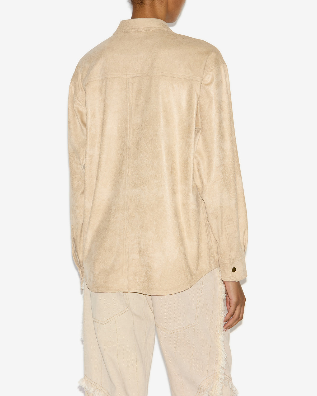 Camisa gabiela de ante sintético - Light beige - Woman - 4