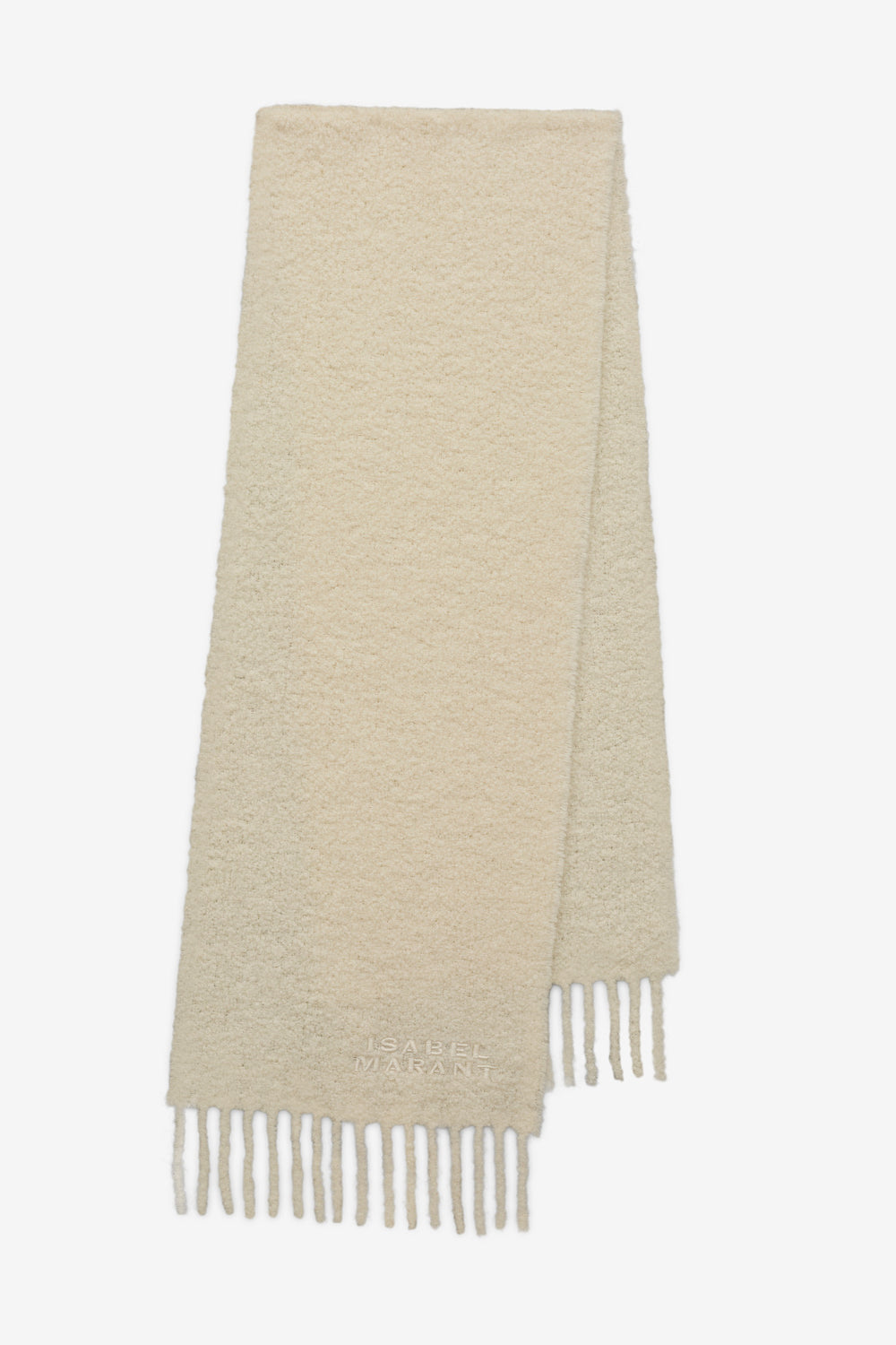 Schal fouzy aus alpaca-bouclé - Naturfarben - Woman - 1