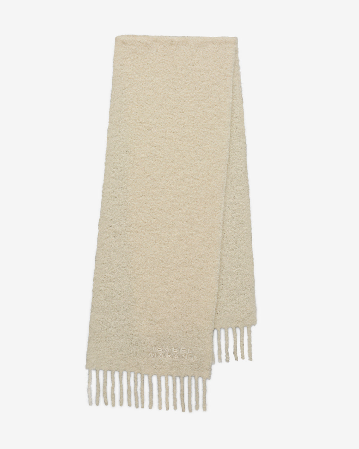 Schal fouzy aus alpaca-bouclé - Naturfarben - Woman - 1