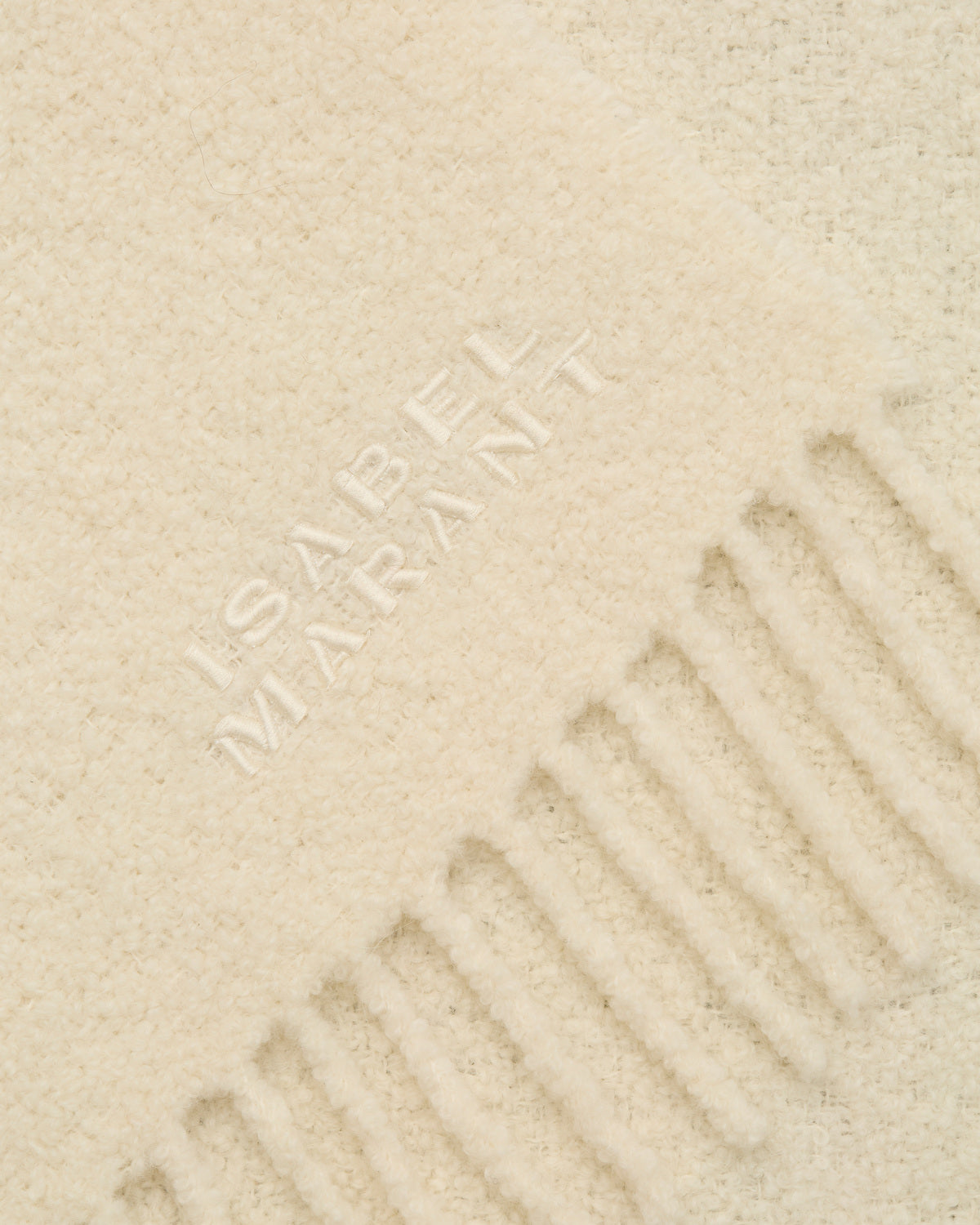 Schal fouzy aus alpaca-bouclé - Naturfarben - Woman - 2