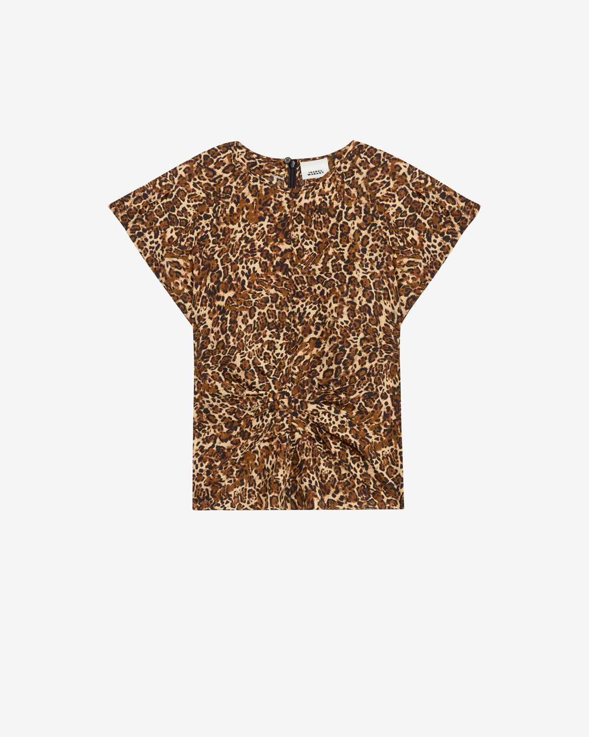 Top tullya aus bedruckter seide - Leopard - Woman - 5