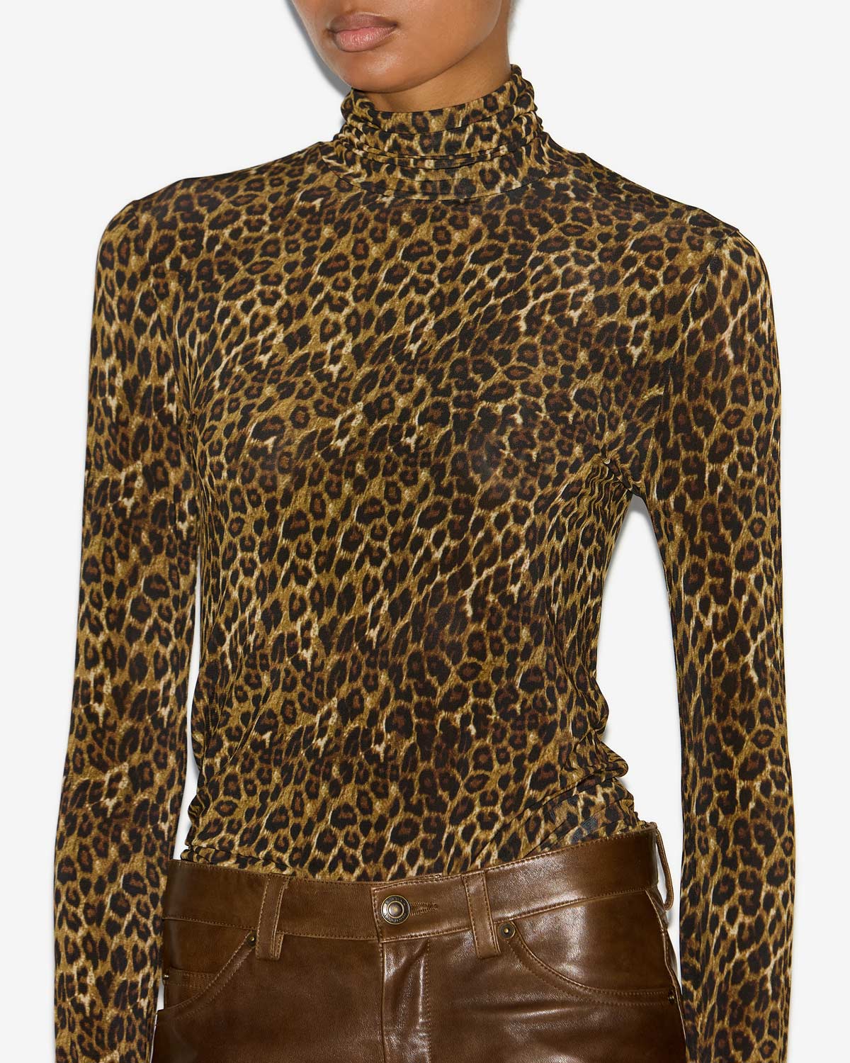 Joyela トップス Woman Leopard 2