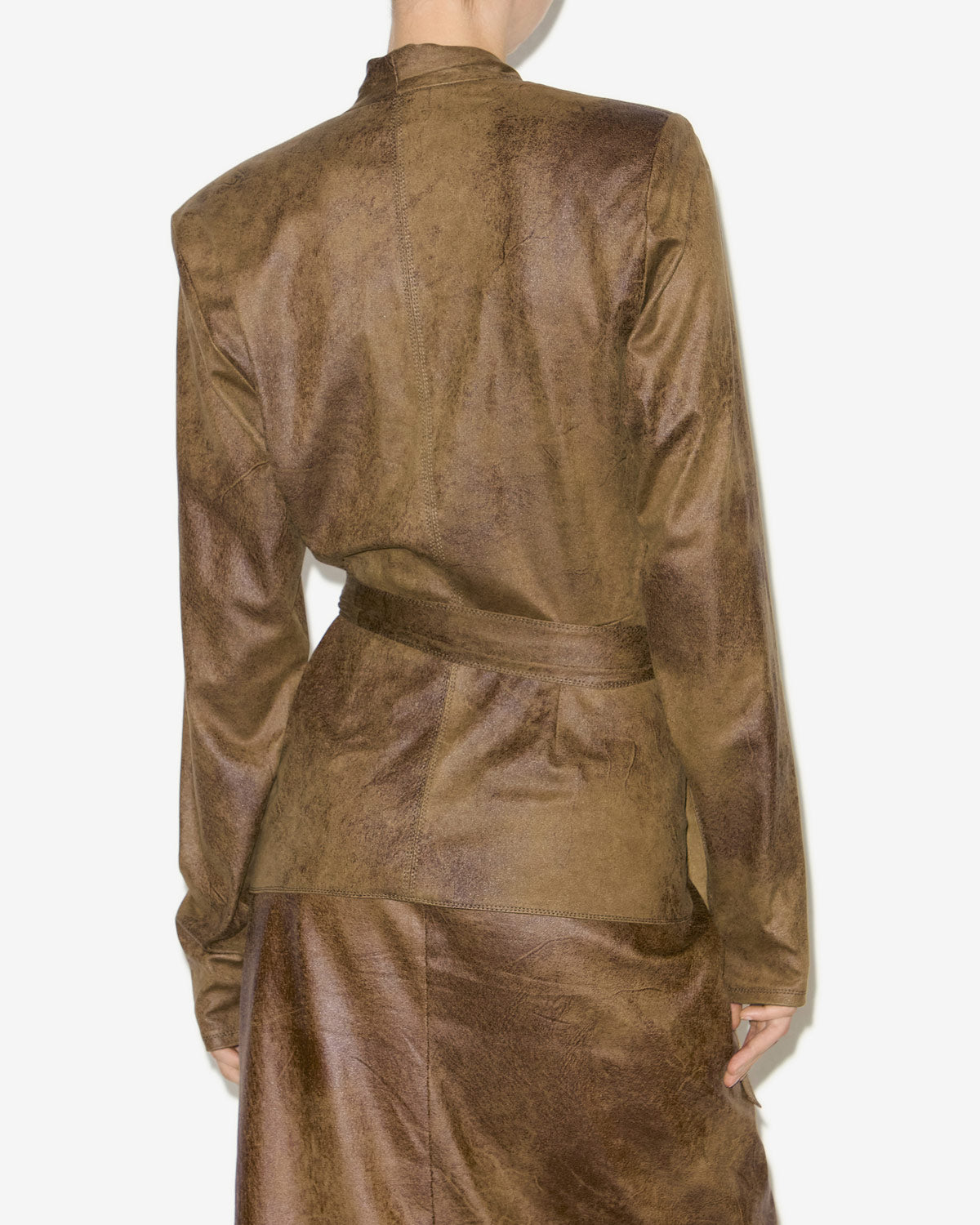 Wickelbluse cinaye Woman Bronze 3