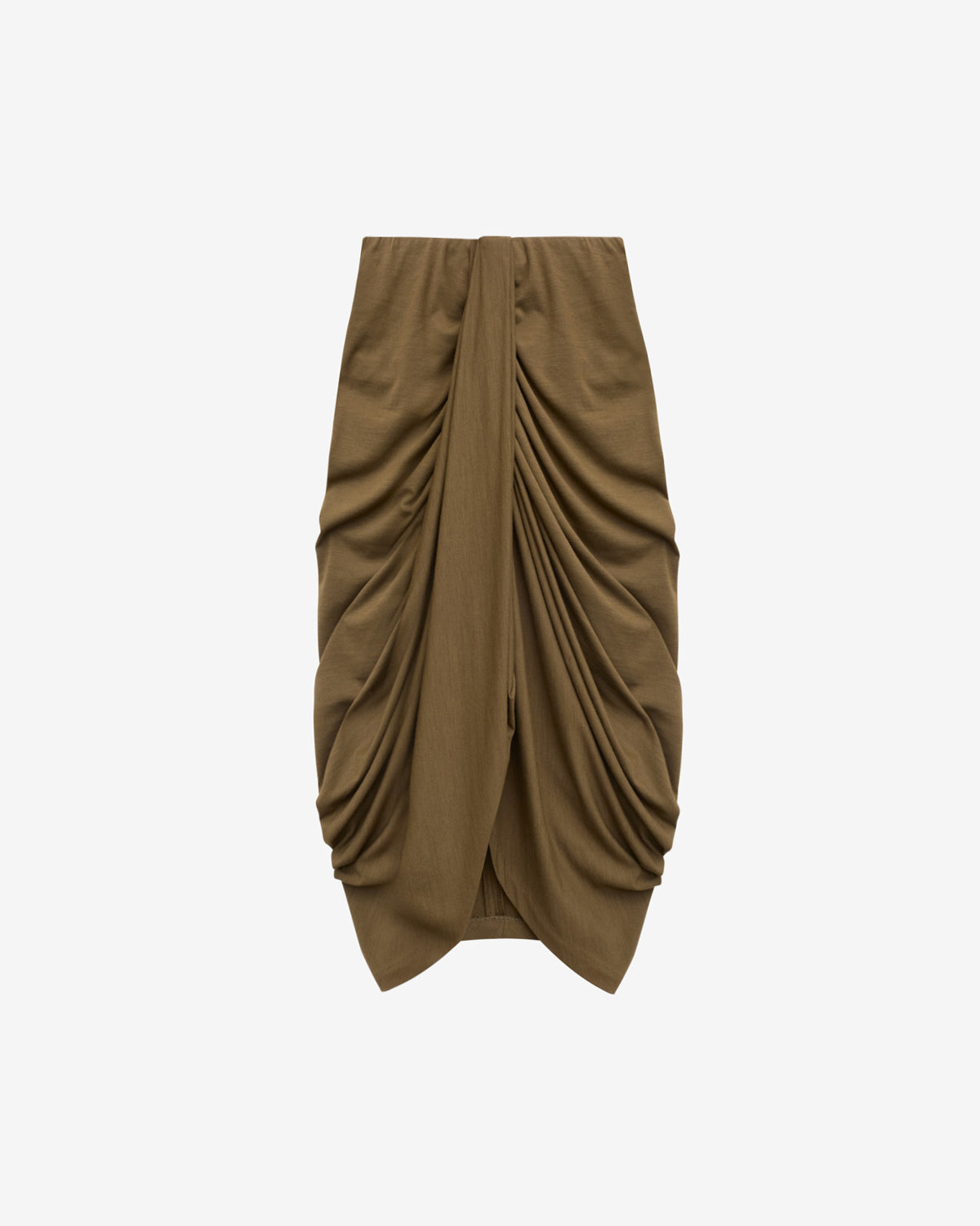 Anny draped jersey skirt - Bronze - Woman - 5