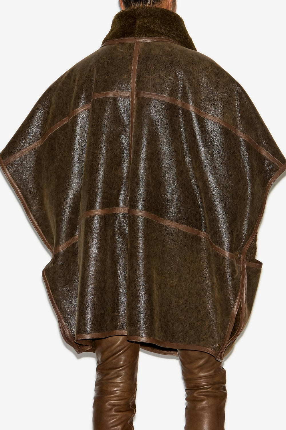 아잘리(azali) 시어링 케이프 - 청동 - Woman - 5