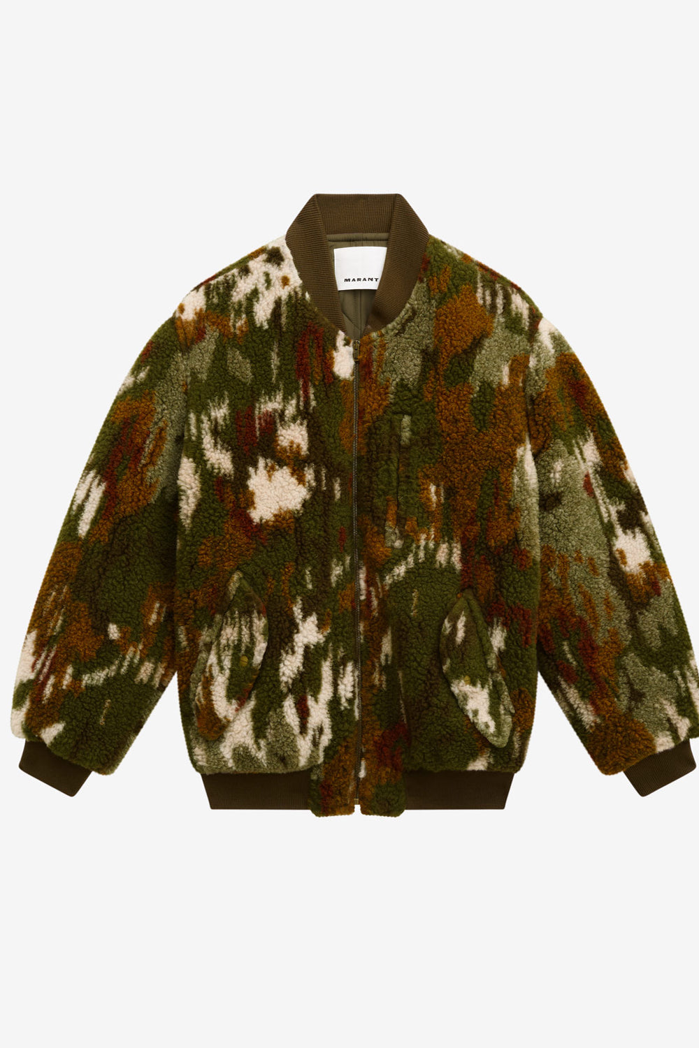 Abrigo bomber corto estampado ougos - Caqui - Man - 1