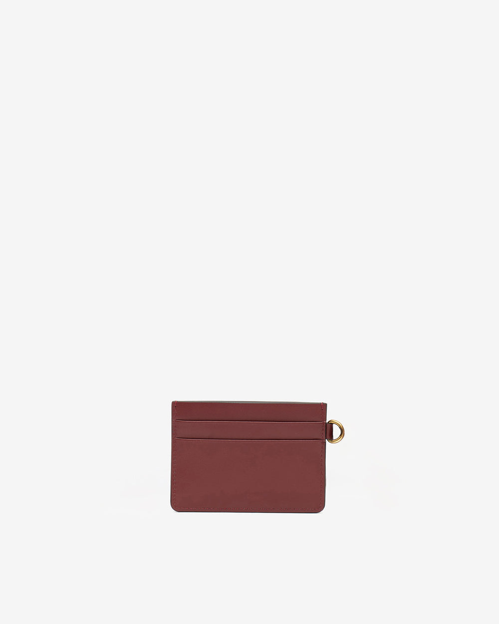 Kartenetui card holder aus leder - Bordeaux - Woman - 2