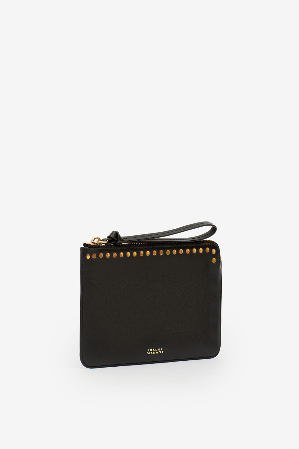 Pochette flat pouch en cuir - Noir - Woman - 5