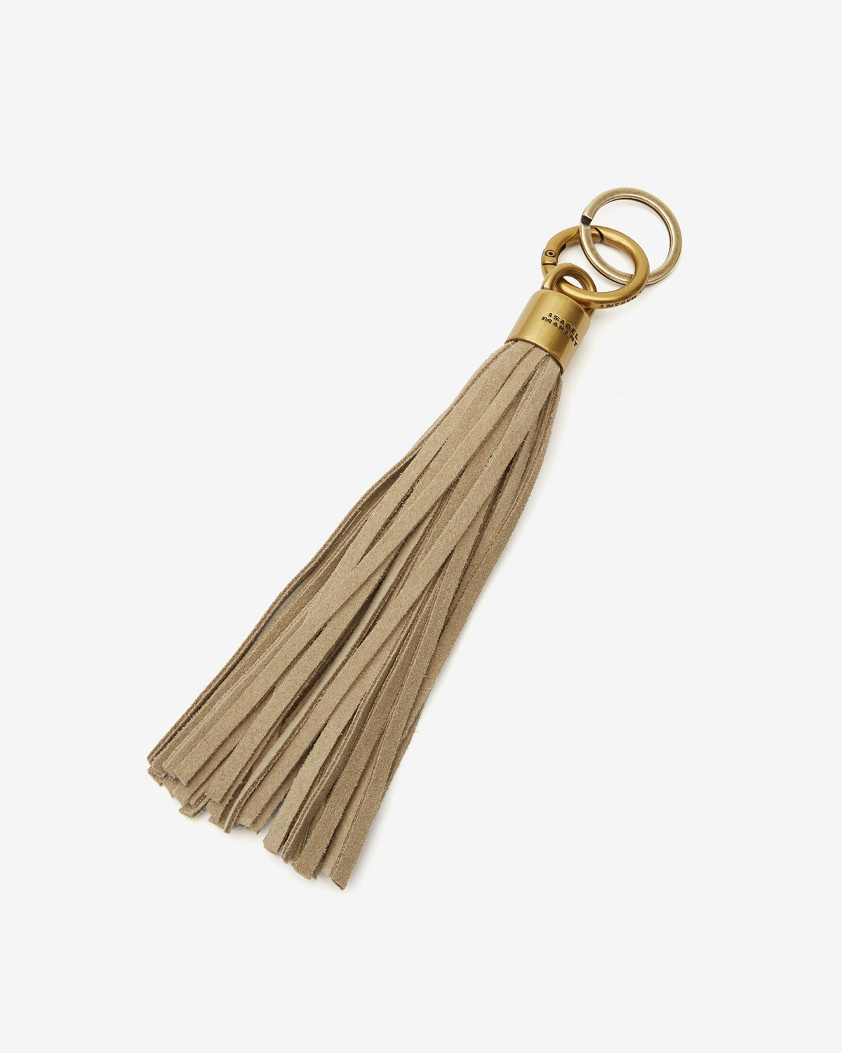 Kleinlederwaren tassel classic mit fransen - Light beige - Woman - 2