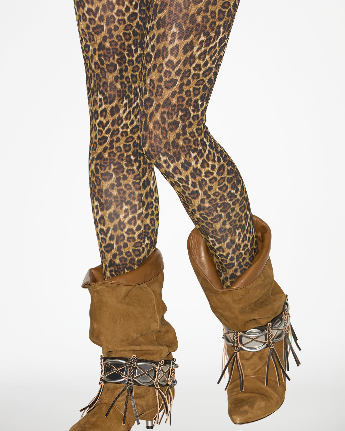 Joshua printed jersey leggings - Leopard - Woman - 2