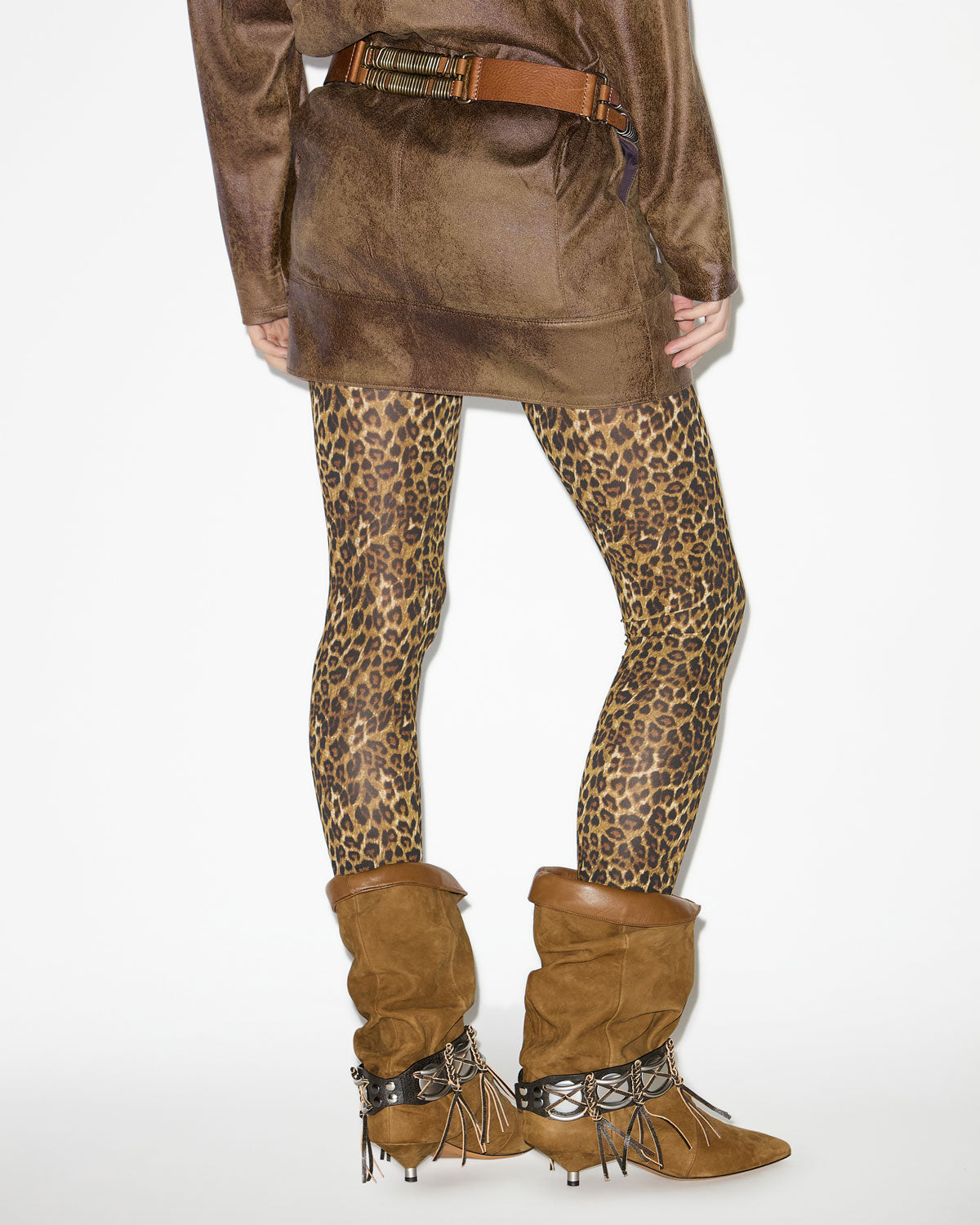 Joshua printed jersey leggings - Leopard - Woman - 4