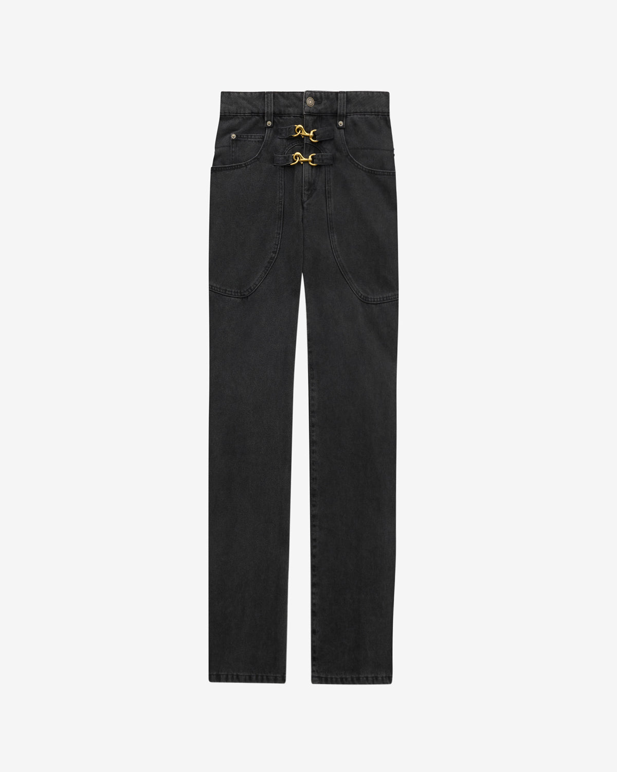 Pantalon brinley Woman Noir délavé 1