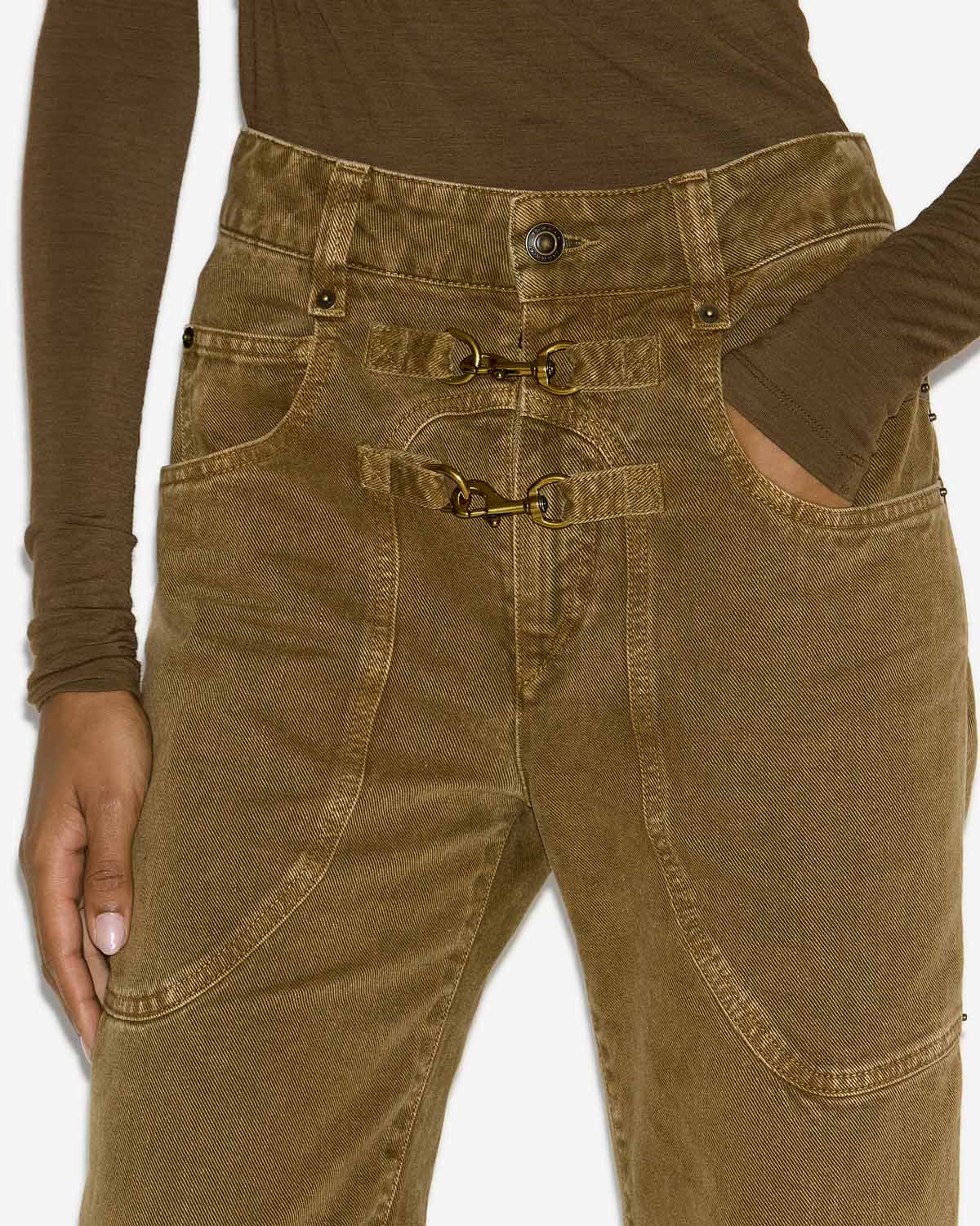 Pantaloni brinley Woman Bronzo 2