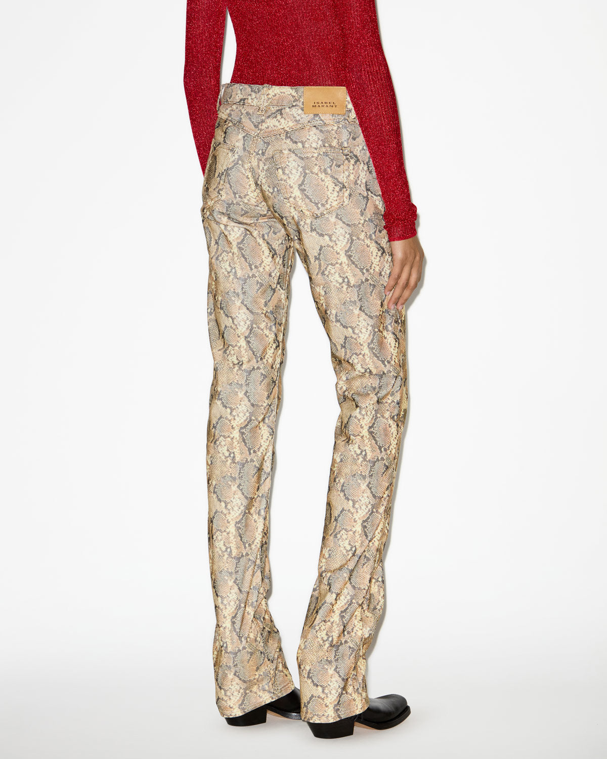 Ferni straight-leg corduroy pants - Sand - Woman - 4