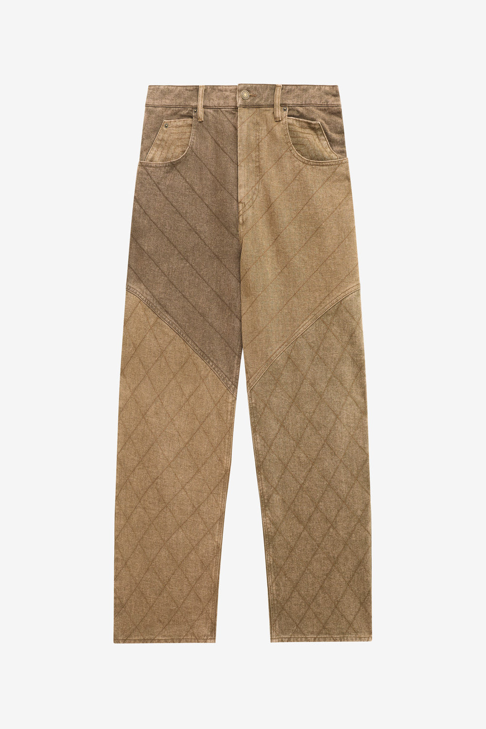 Jean jorkis ample en patchwork  - Bronze - Man - 1