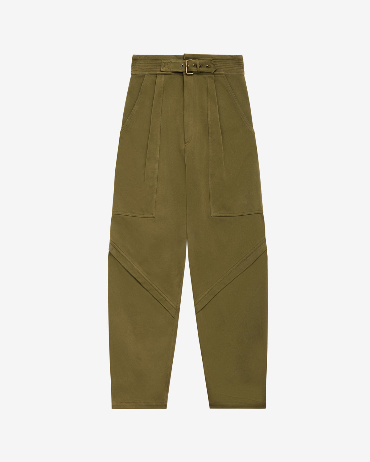 Tigui belted cotton pants - Bronze - Man - 5