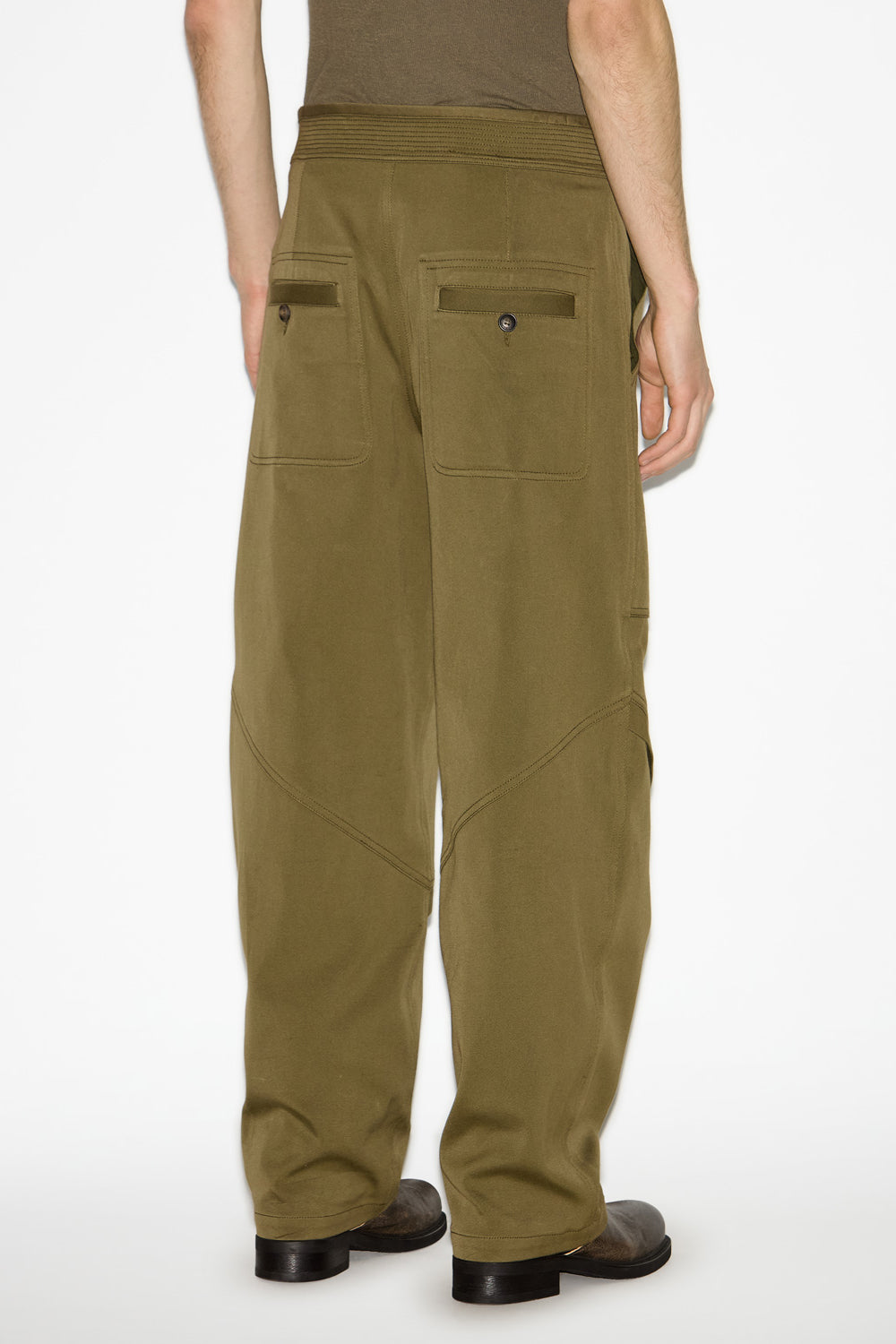 Tigui belted cotton pants - Bronze - Man - 5