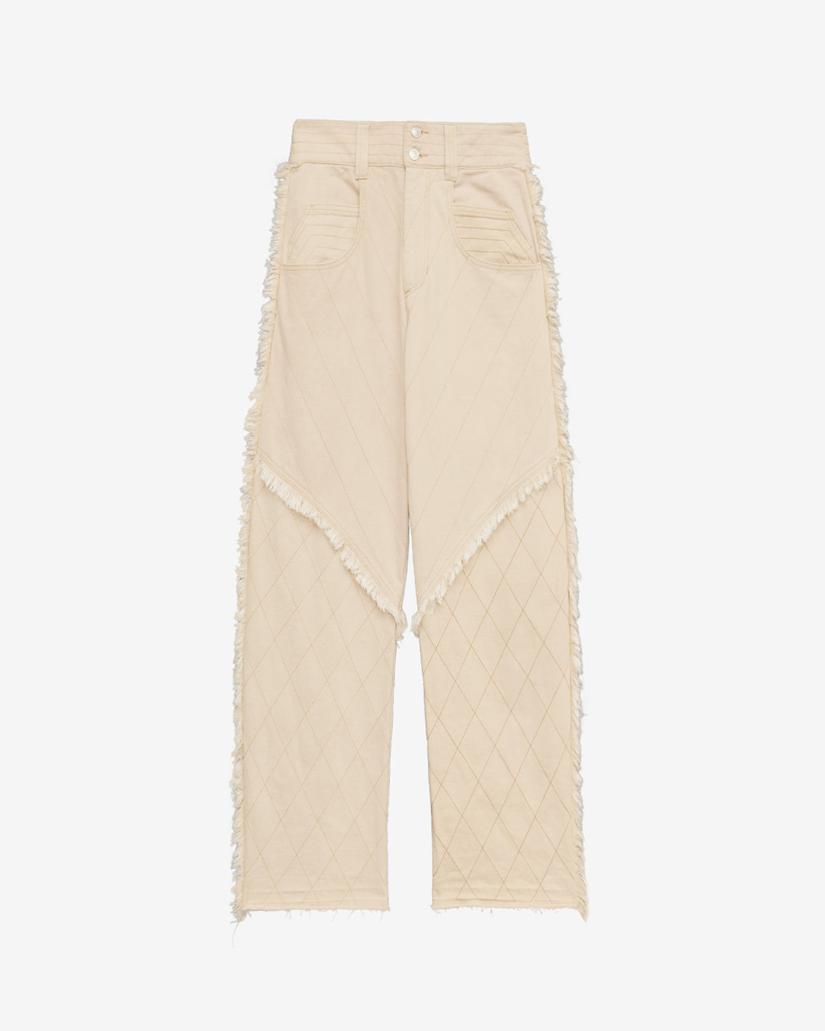 Pantaloni shanila Woman Ecru 1