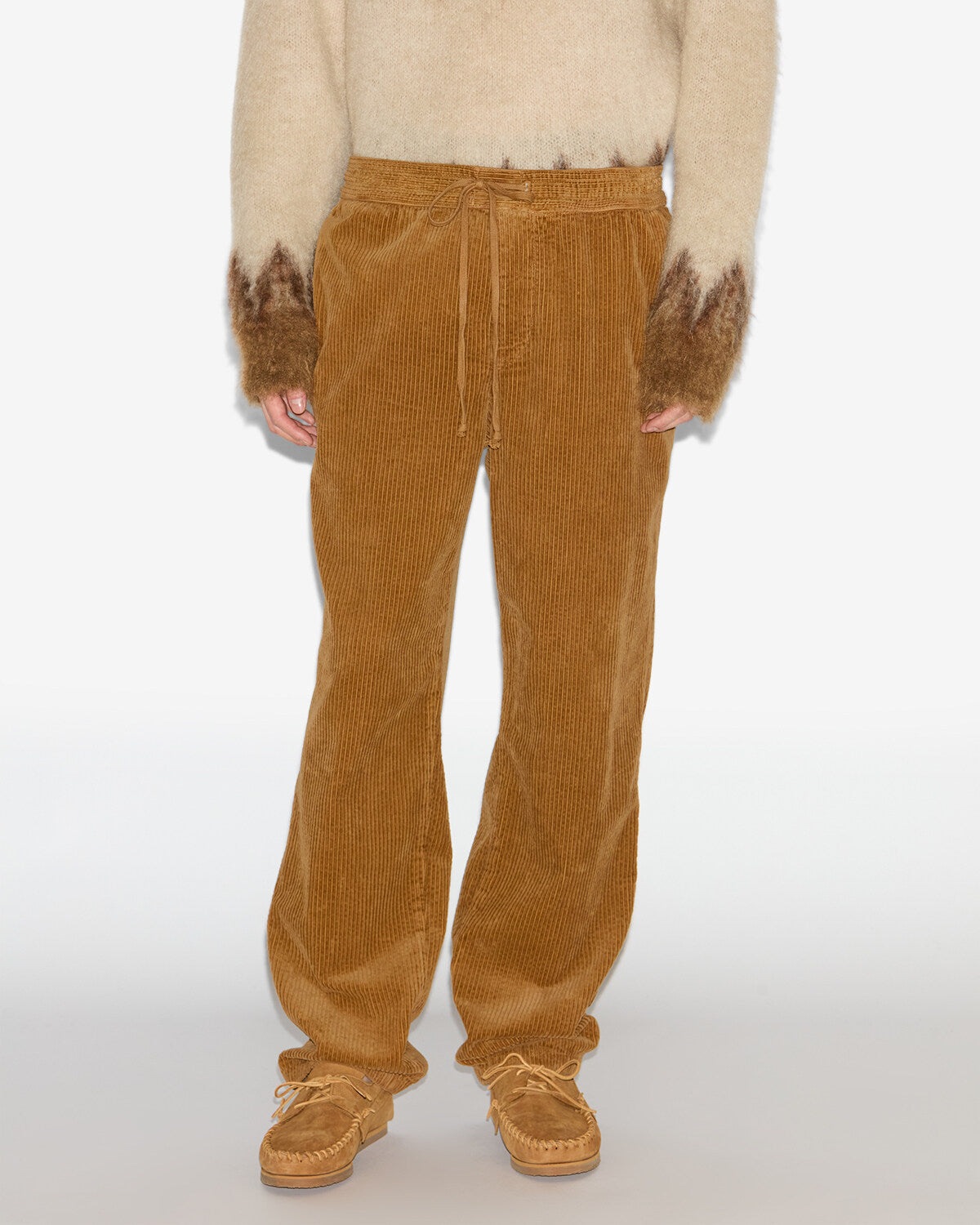 Pantalon nirlen en velours côtelé - Camel - Man - 3