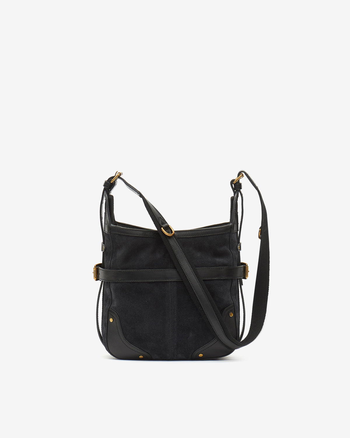 Bolso sierra hobo s de ante con bandolera - Negro lavado - Woman - 2