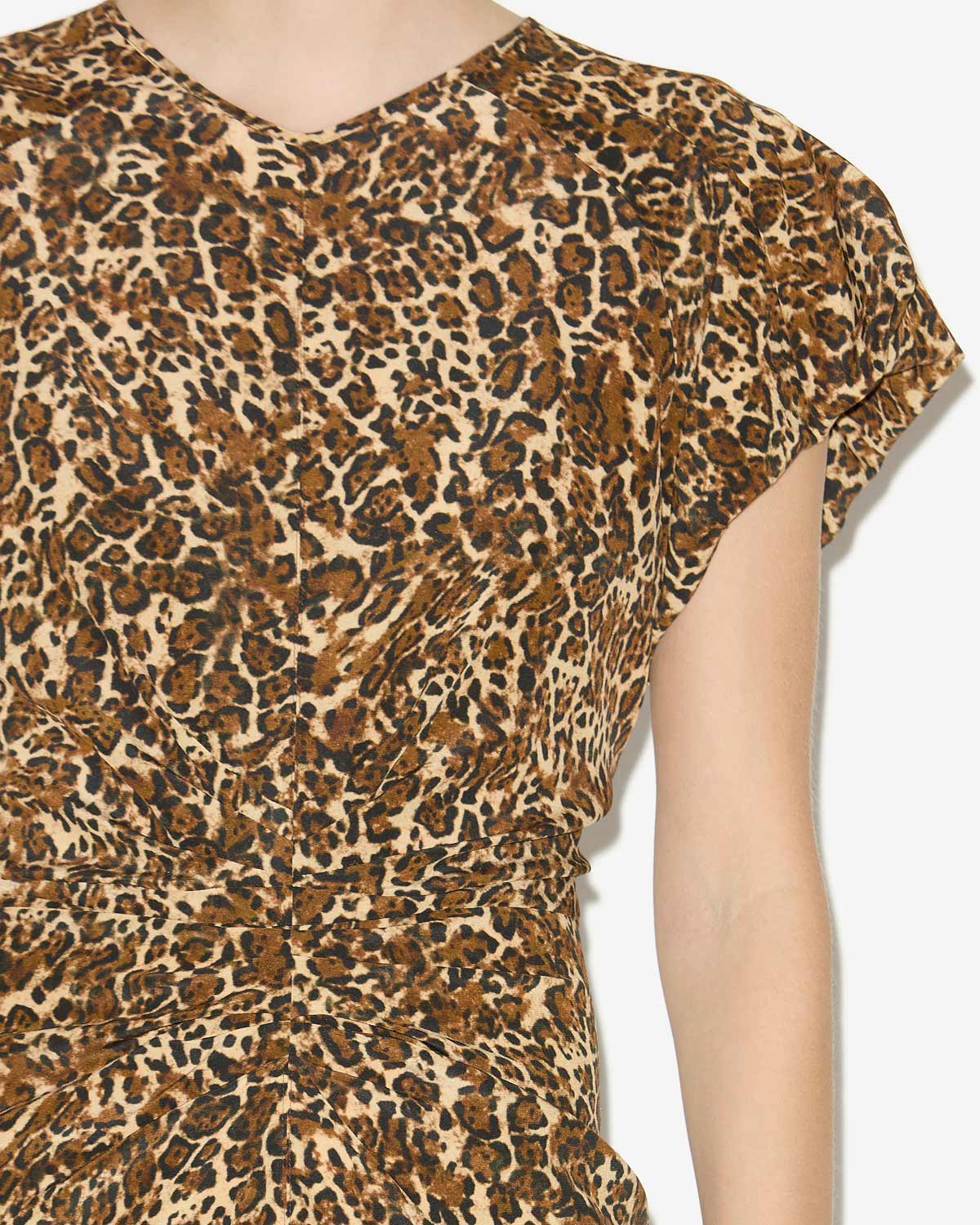 Terena midi leopard print dress - Leopard - Woman - 2