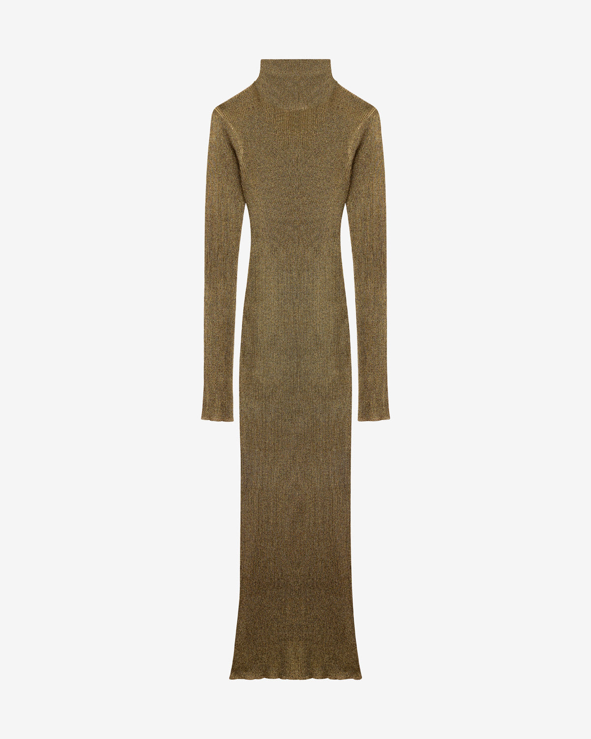 Abito josita in maglia dolcevita - Dark khaki - Woman - 4