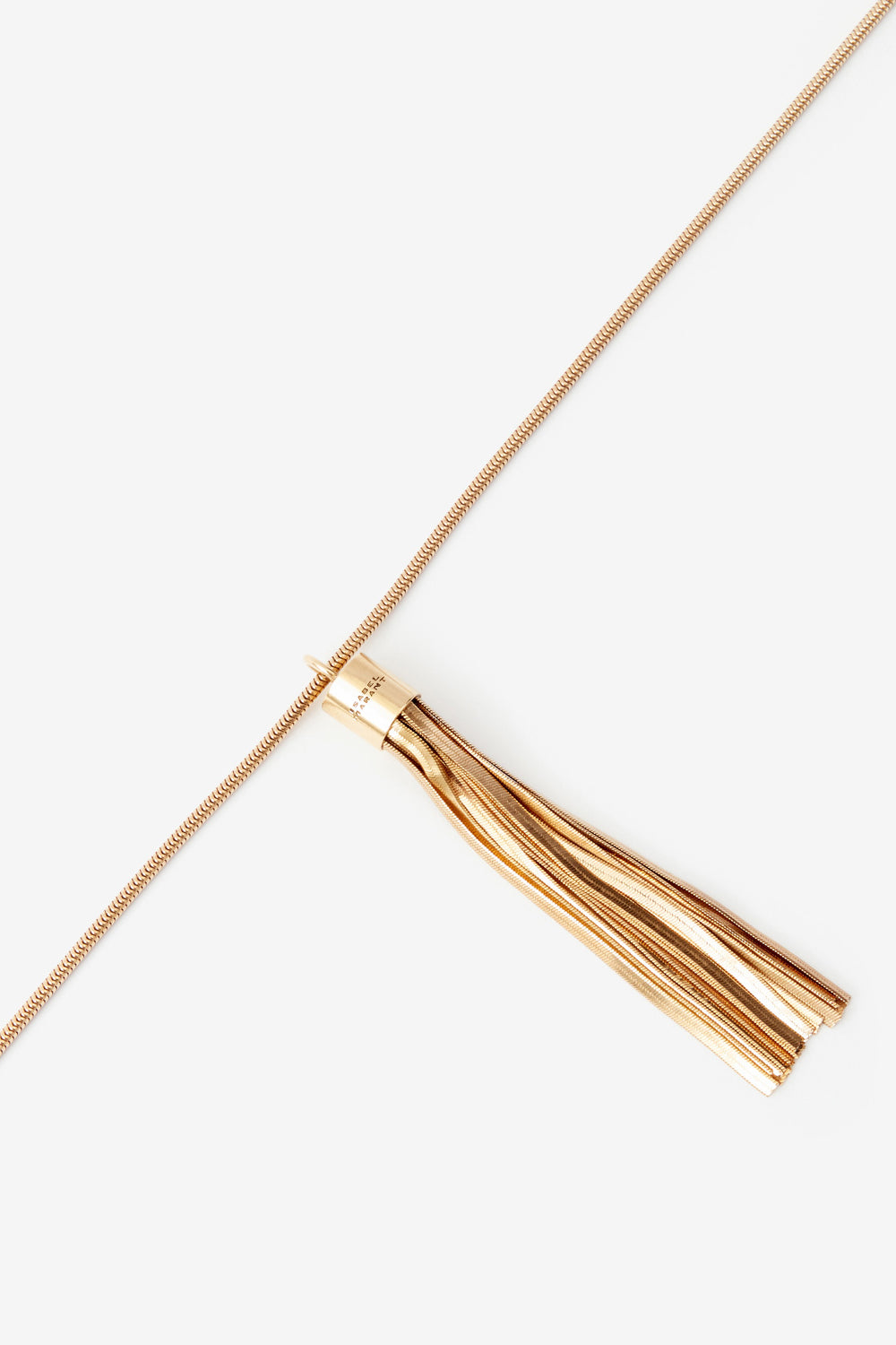 Naoki タッセル付き 金めっき真鍮製 ロングネックレス - ゴールデン - Woman - 2