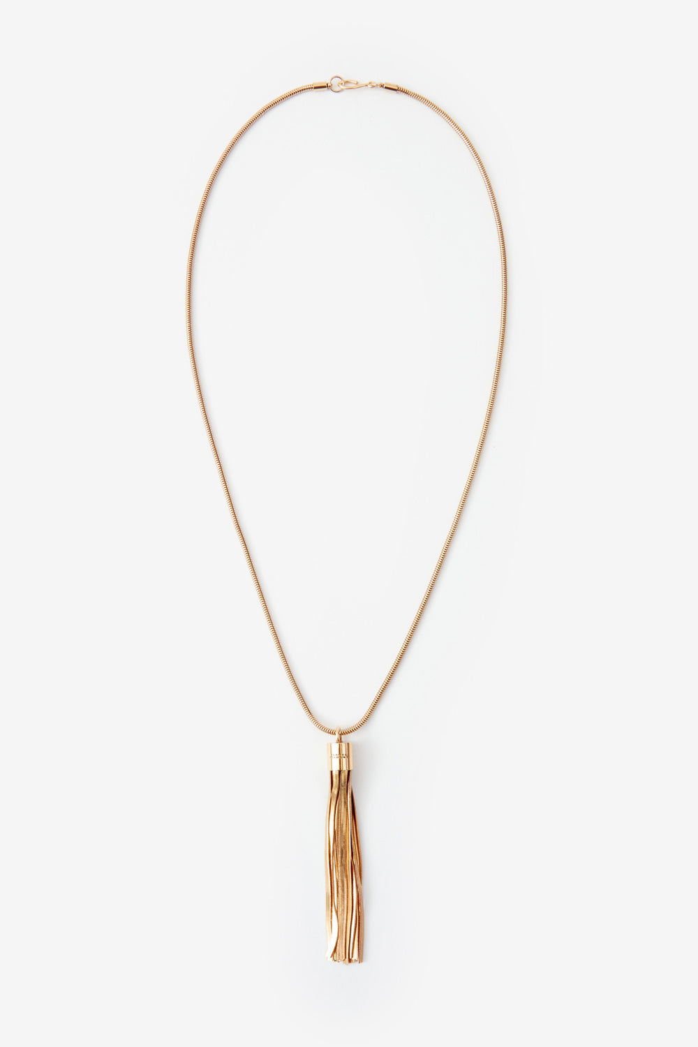 Naoki タッセル付き 金めっき真鍮製 ロングネックレス - ゴールデン - Woman - 1