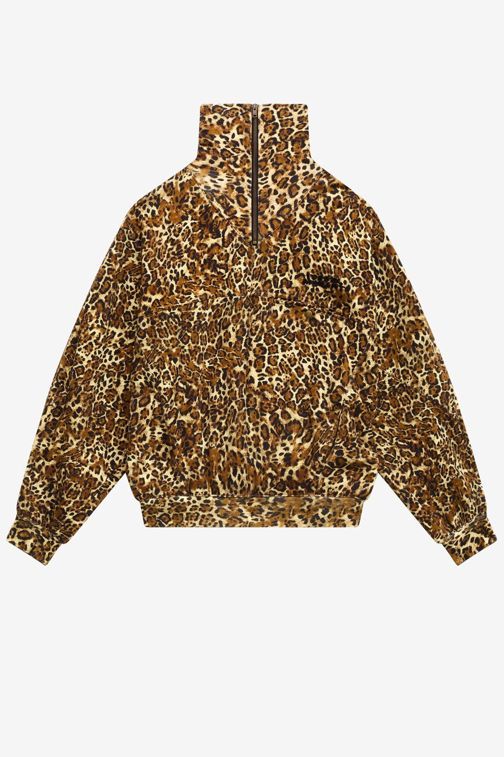 Sweatshirt wilda imprimé à col montant - Léopard - Woman - 1