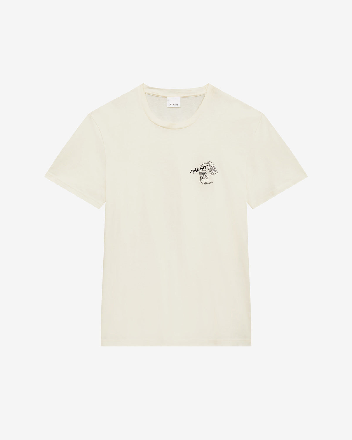 Honore t-shirt with embroidered logo - Ecru - Man - 5