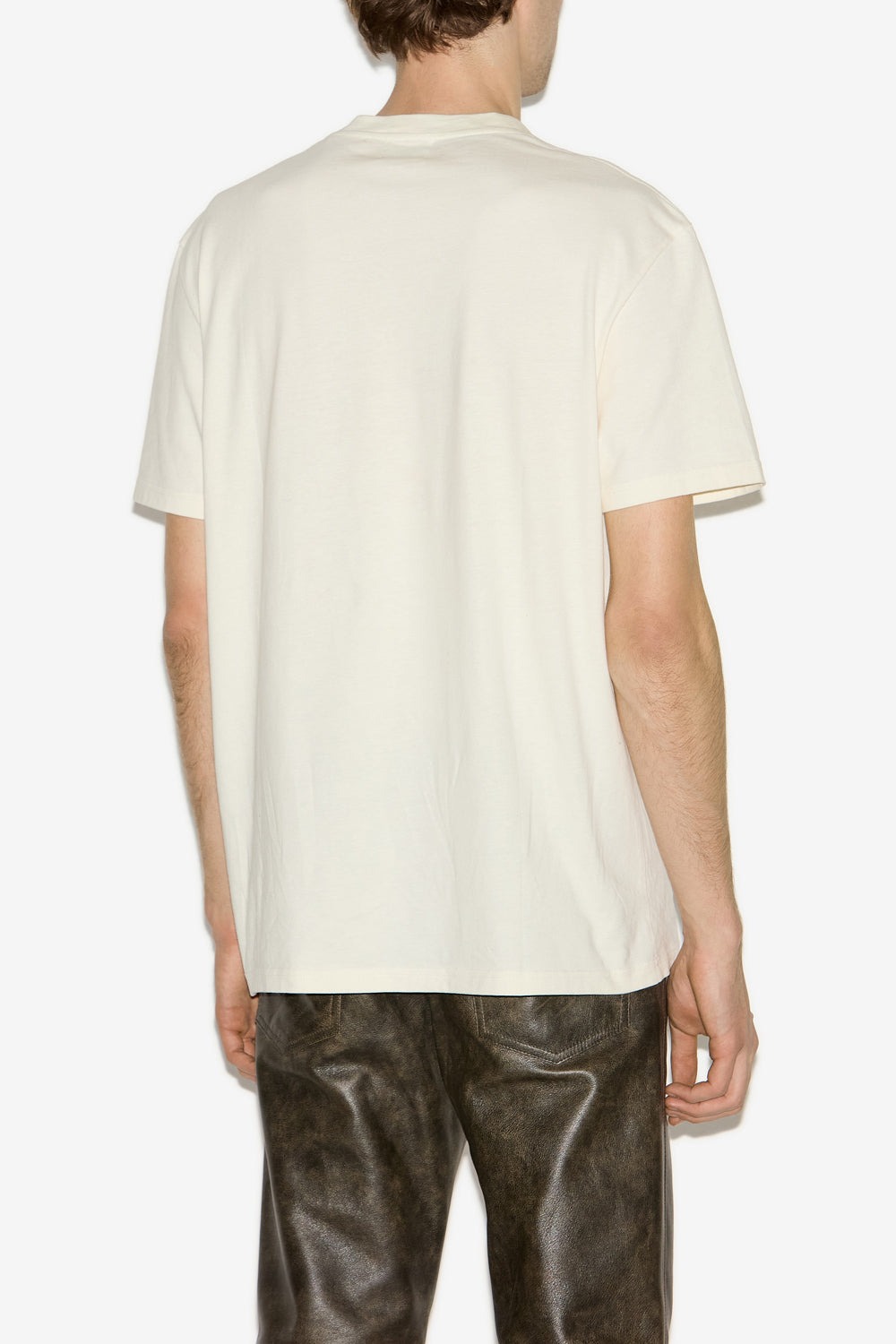 Camiseta con logo bordado honore - Crudo - Man - 5