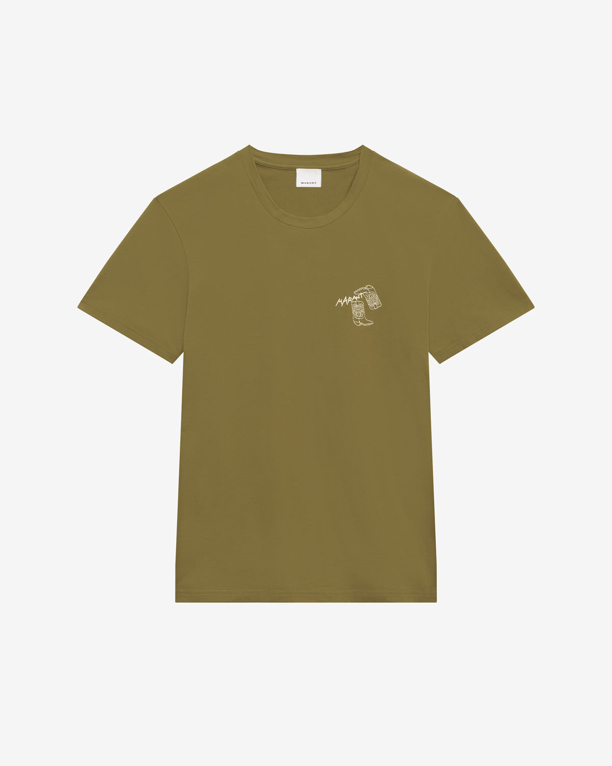 Honore t-shirt with embroidered logo - Khaki - Man - 5