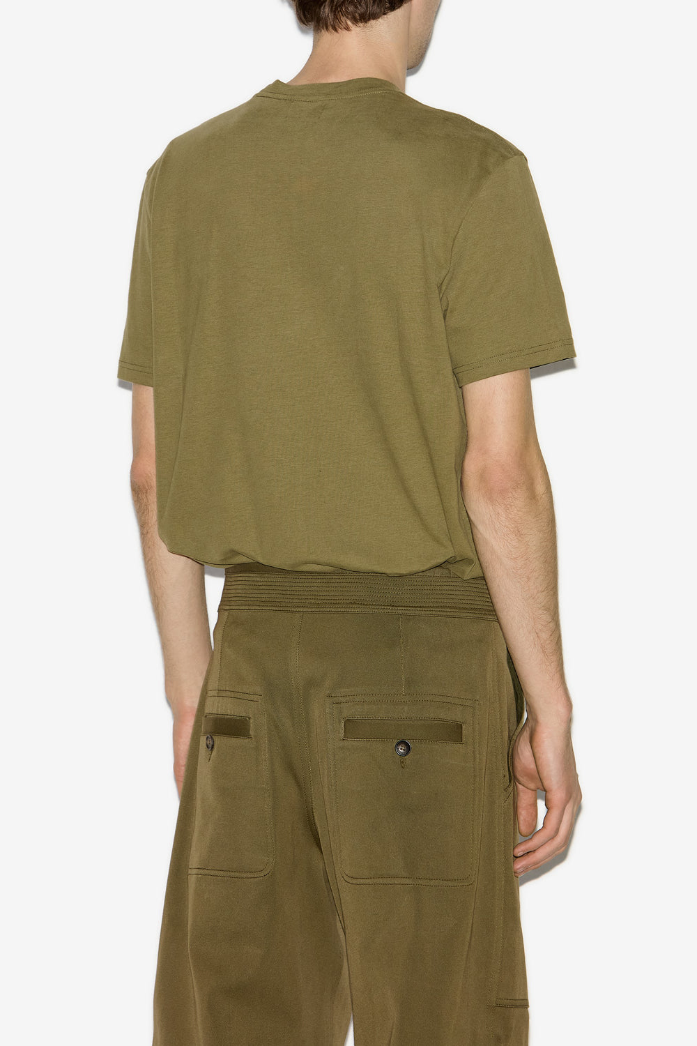 Camiseta con logo bordado honore - Caqui - Man - 5