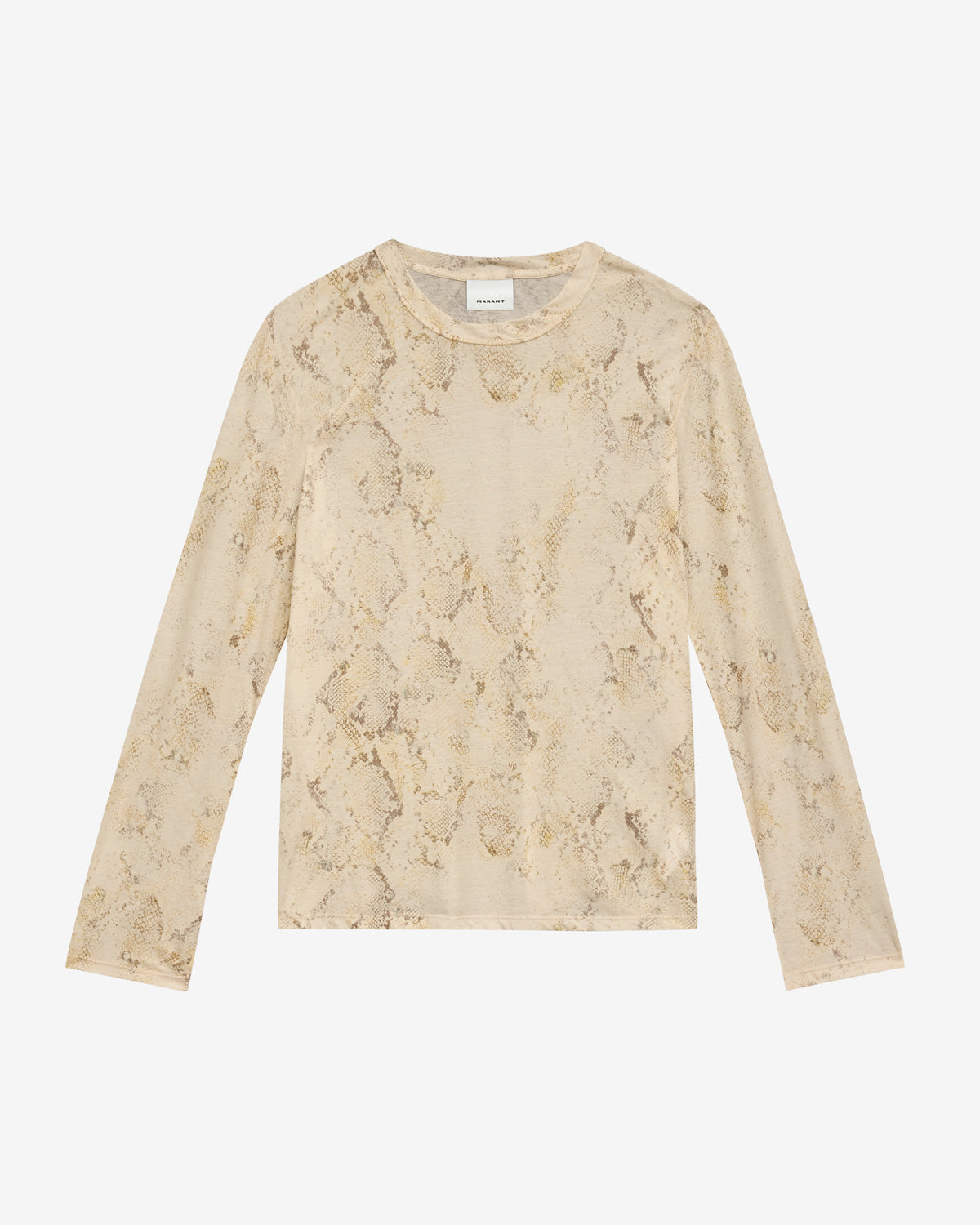 Leilow flowing printed t-shirt - Sand - Man - 5