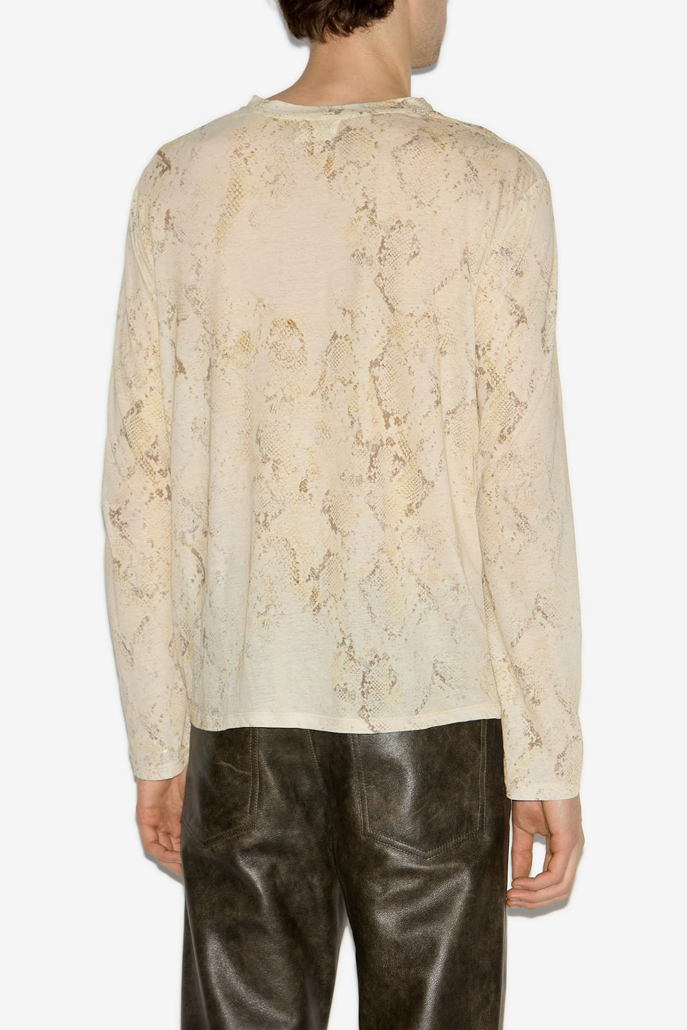 Camiseta fluida estampada leilow - Sand - Man - 5