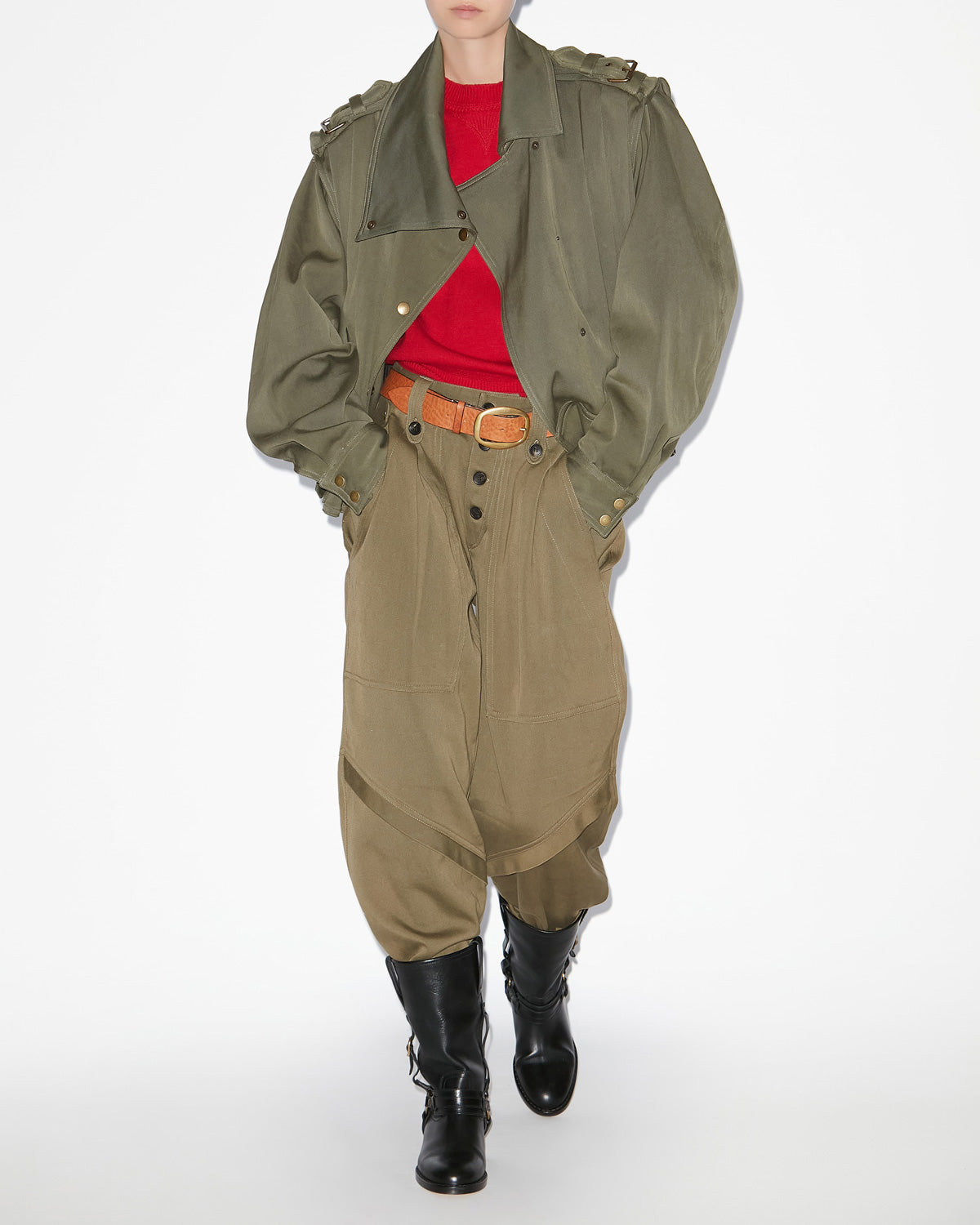 Cashlin short cotton jacket - Bronze - Woman - 1