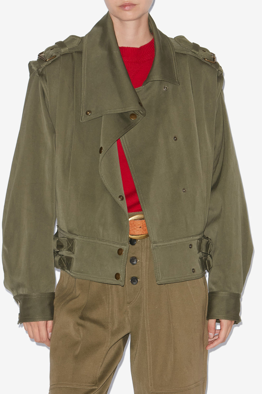 Cashlin short cotton jacket - Bronze - Woman - 4