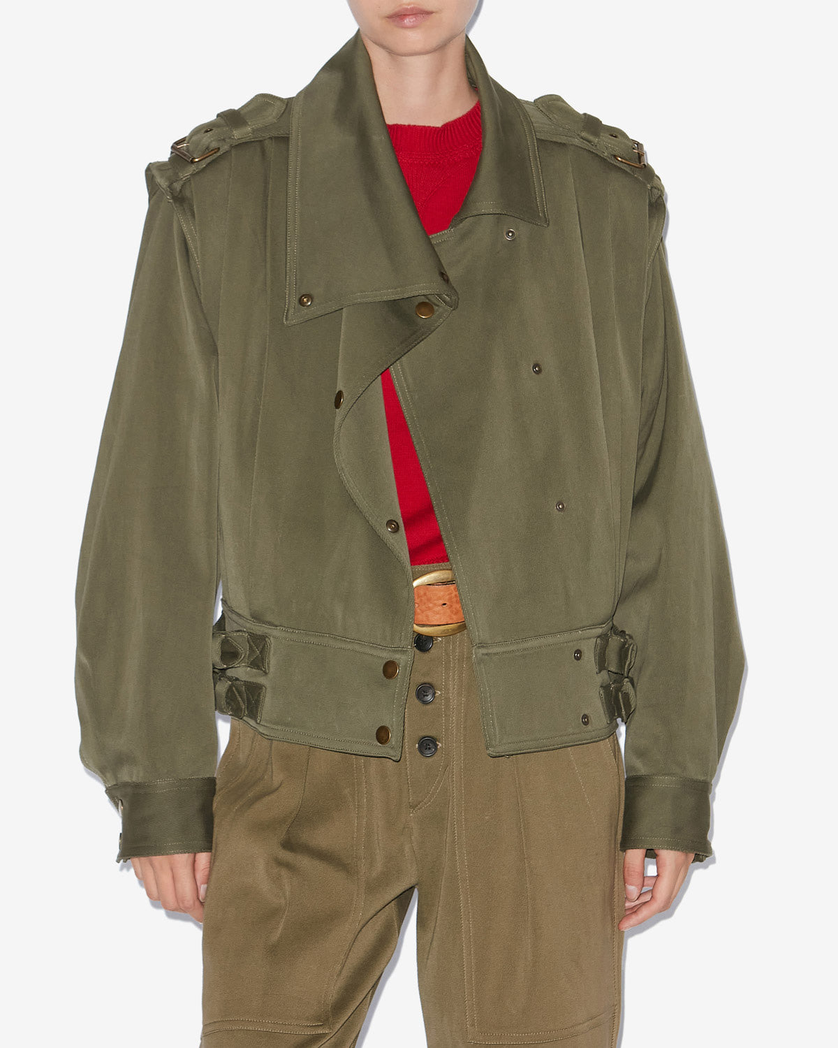 Cashlin short cotton jacket - Bronze - Woman - 3