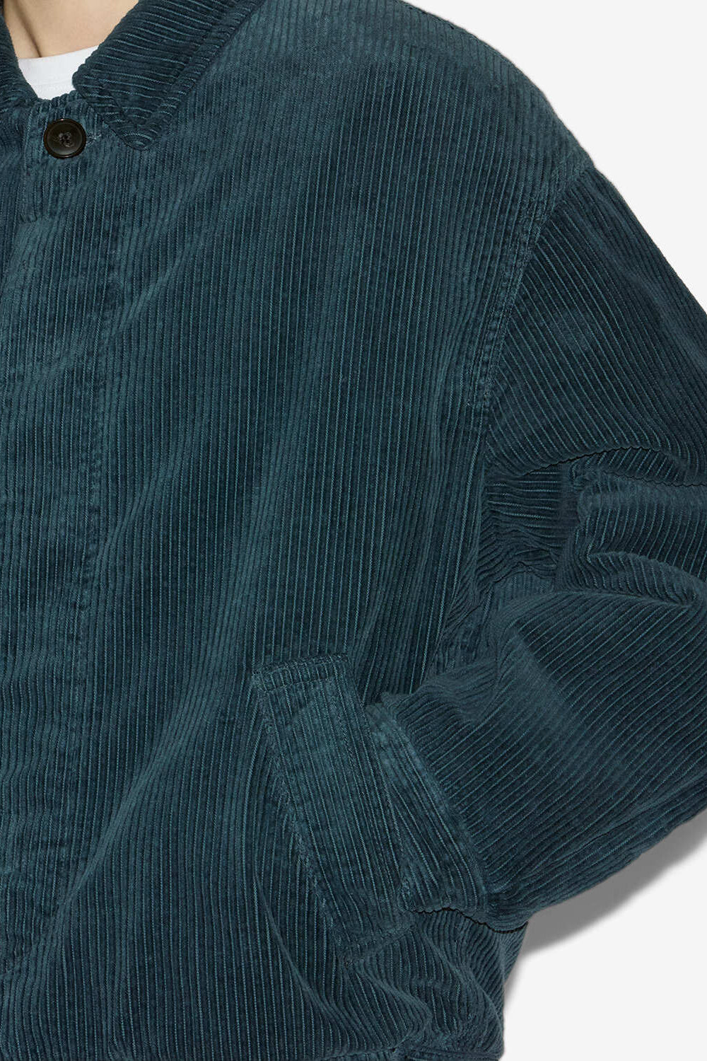 Nelvil short corduroy jacket - Storm blue - Man - 3