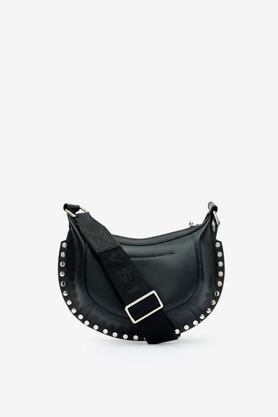 Mini moon レザー製 ショルダー バゲットバッグ - 黒 - Woman - 6