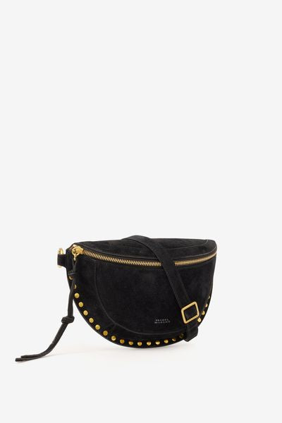Sac banane en cuir velours skano - Noir - Woman - 8