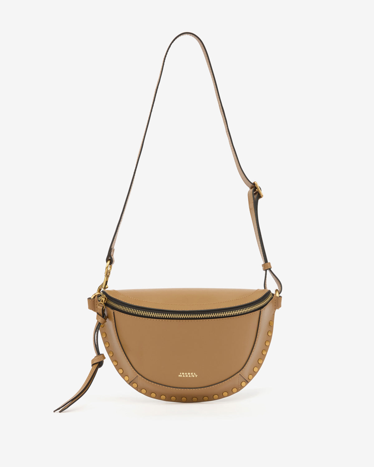 Riñonera de piel de becerro granulada skano - Caqui - Woman - 5