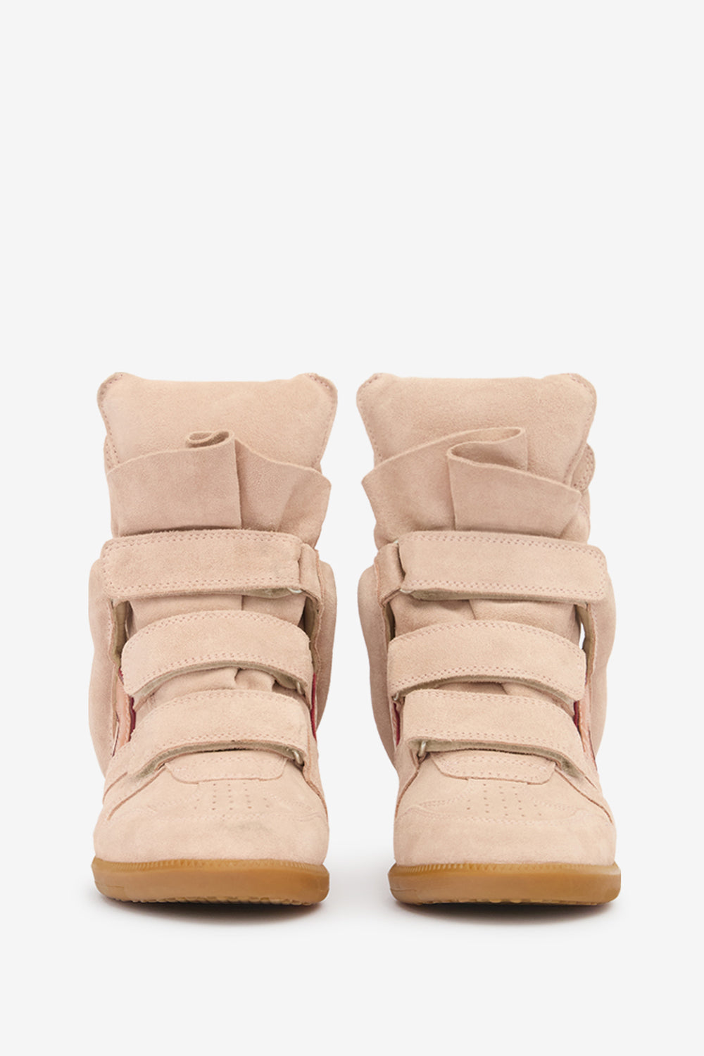 Sneaker bekett aus leder - Pale pink-peach - Woman - 4