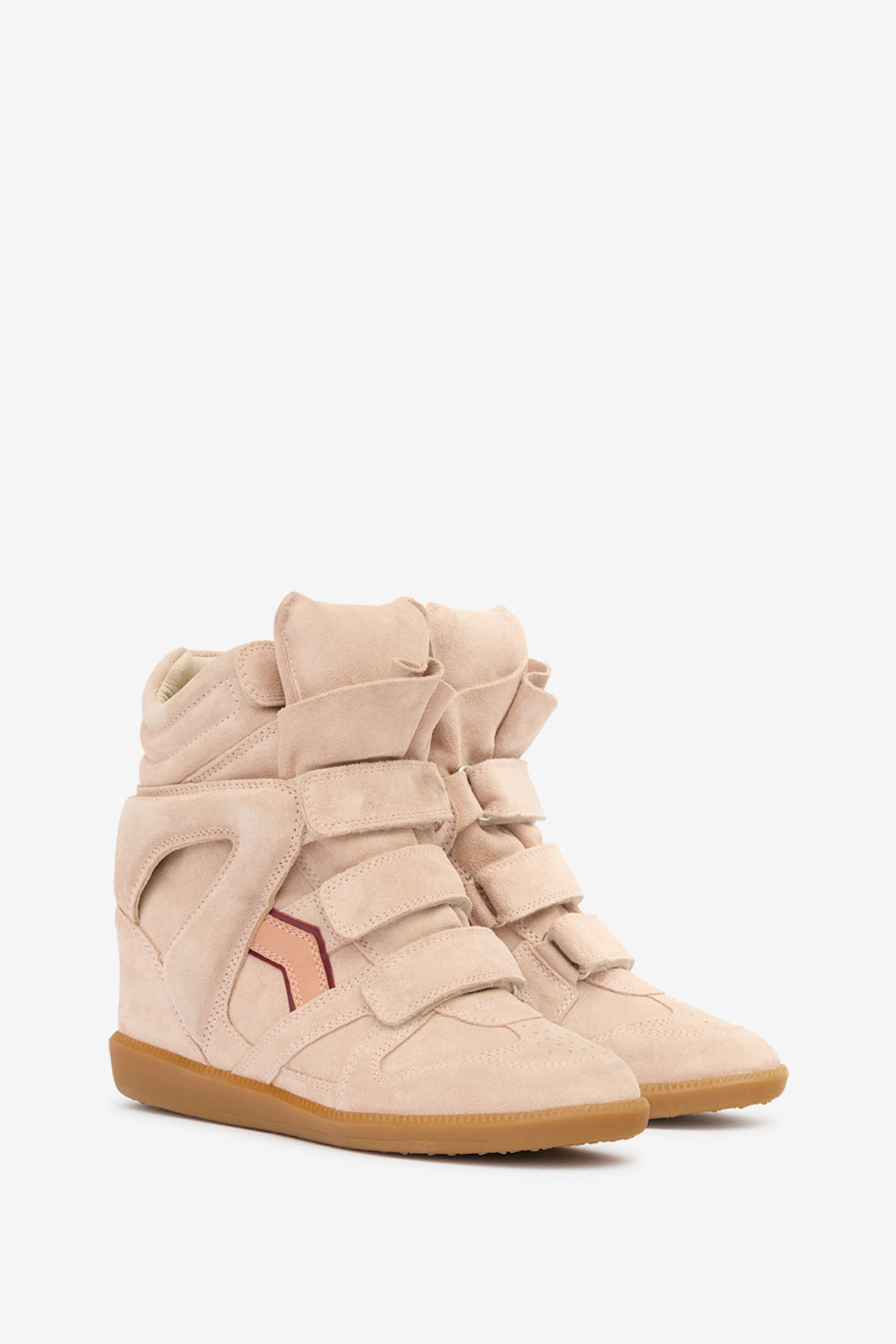 Sneaker bekett aus leder - Pale pink-peach - Woman - 3